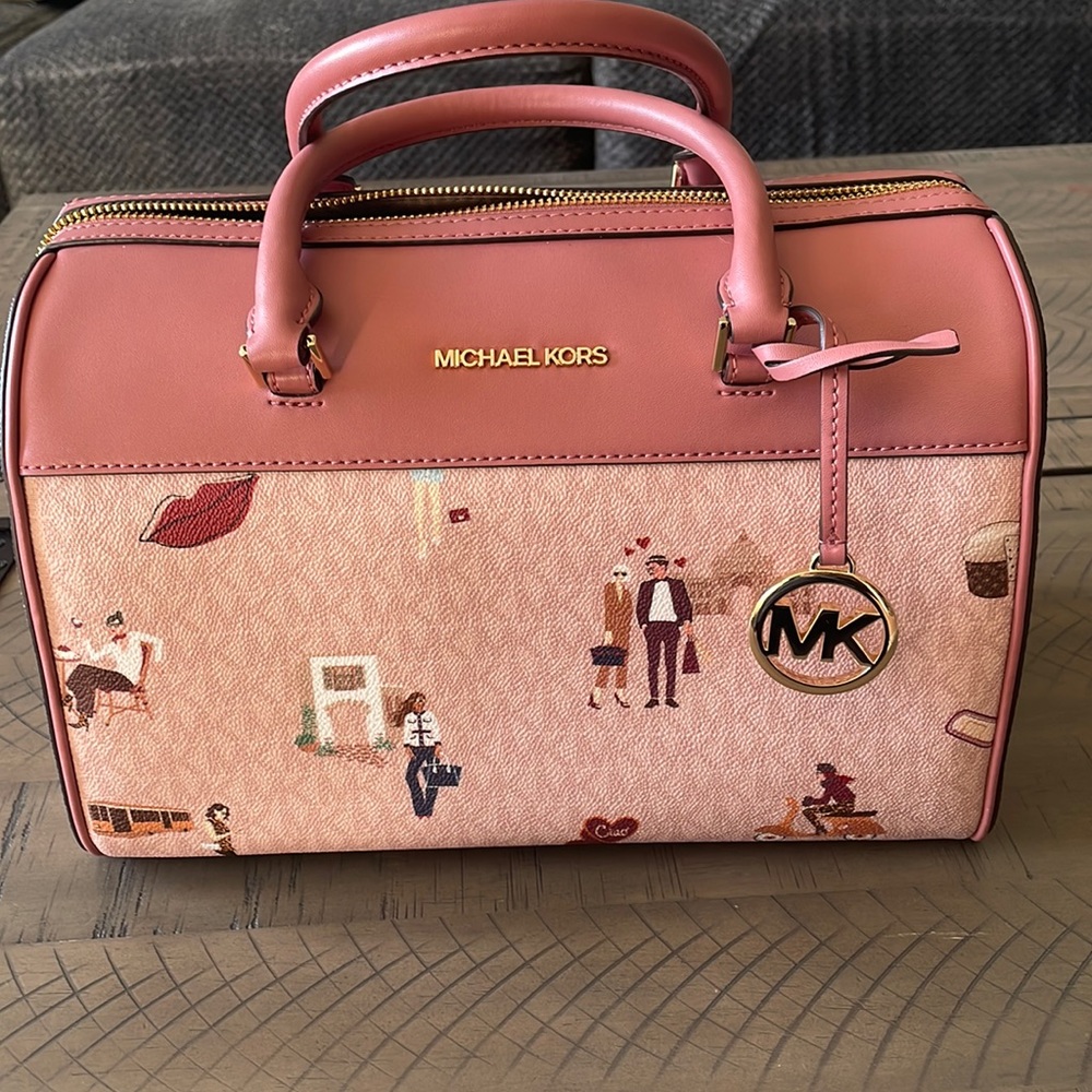 Michael Kors Valentines Day Edition Jet Set Duffle  Satchel